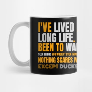 War Veteran Wisdom Eperiences Funny Duck Design Mug